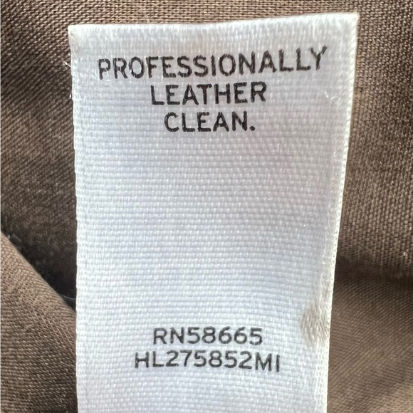 Trouvé Gray/Taupe Leather Jacket - Picture 15 of 16